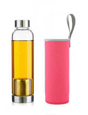 Adventure Sip: Portable Heat-Resistant Glass Tea Cup